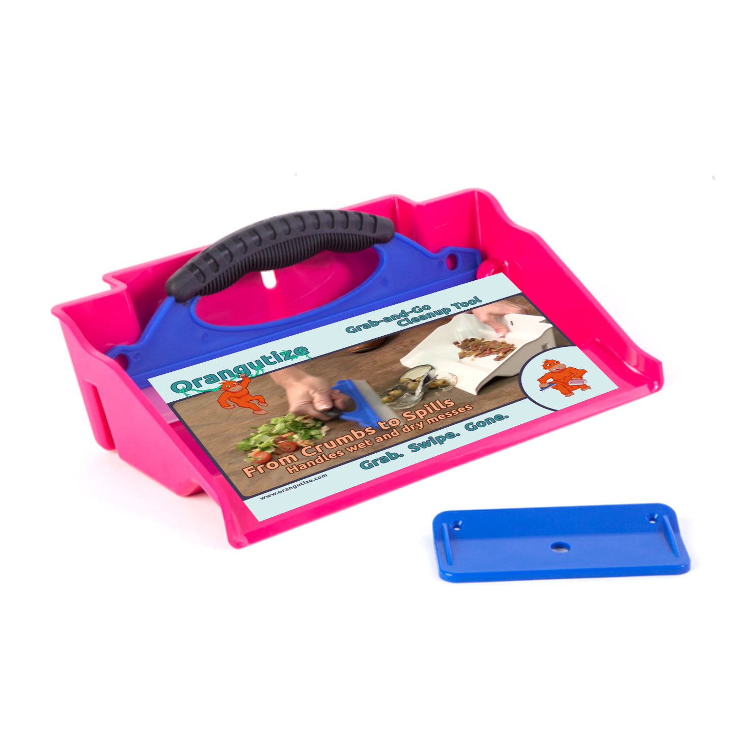 Mess Ranger | Squeegee & Tray System for Wet/Dry Spills & Accidents