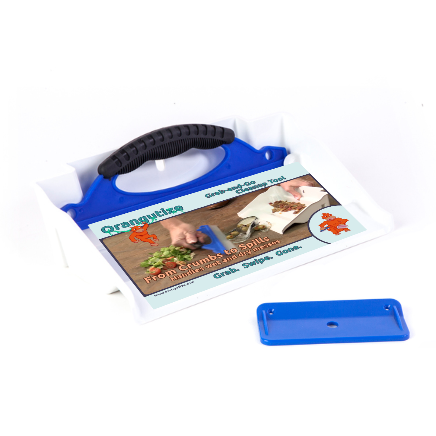 Mess Ranger | Squeegee & Tray System for Wet/Dry Spills & Accidents